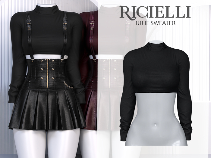 Ricielli - Julie Top / Black Darker