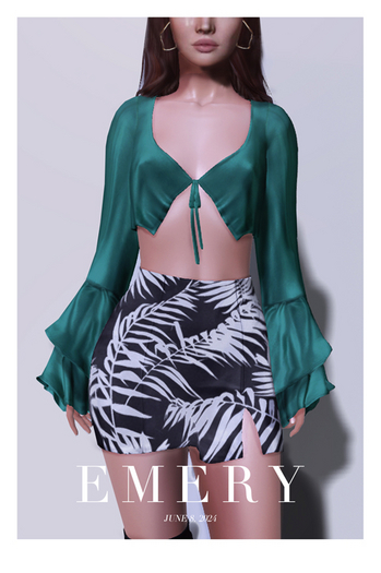 Emery Tropicalia Blouse DEMO