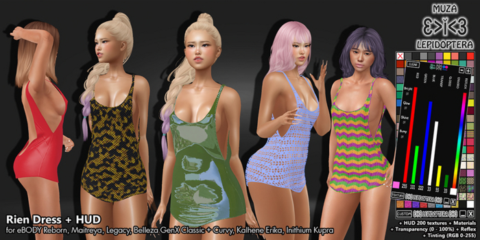 }>i<{ MUZA Rien Dress + HUD