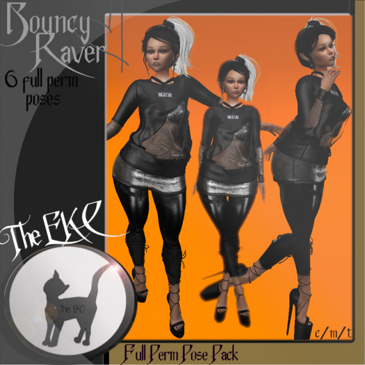 The EKC - Bouncy Raver Pose Pack Full perm (add)