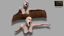 Statue - Women in the Dirt (2-Piece Mesh Set - Copy & Modify)