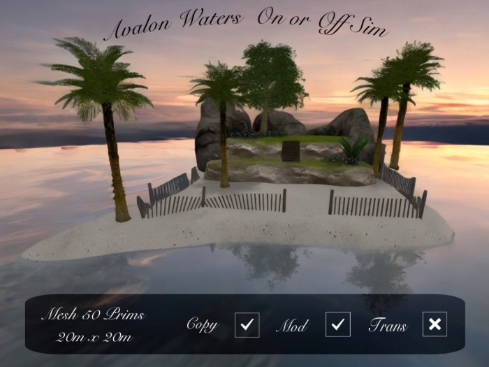 K&D Landscaping: Avalon Waters - On or Off-Sim