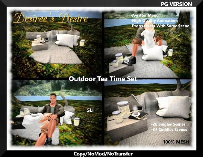 ::::Desiree's Desire:::: Outdoor Tea Time Set (PG) UNPACK