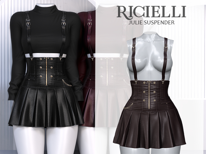 Ricielli - Julie Suspender / Burgundy