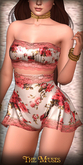 The Muses . Belle . Lingerie . White/Pink
