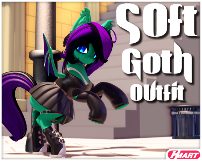 [HMART] Soft Goth Outfit