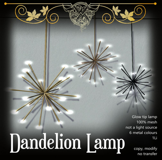 [WM] Dandelion Lamp