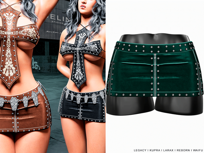 [Selin] Roxy Skirt Green