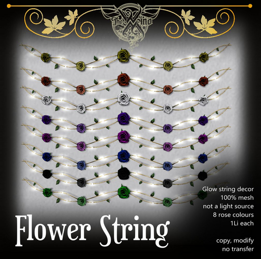 [WM] Flower String Decor 