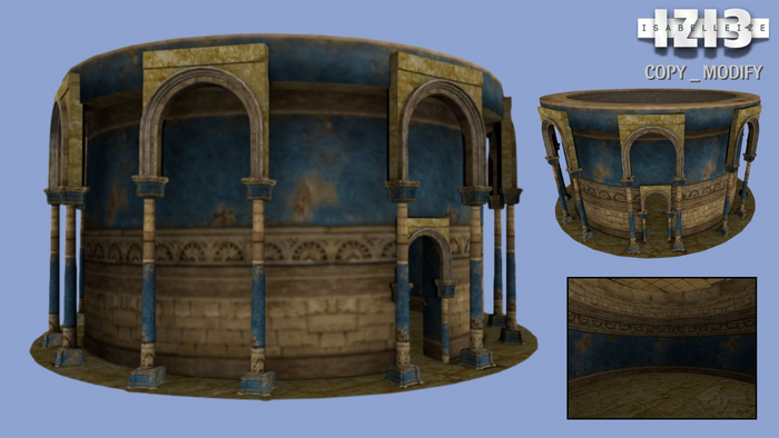 Temple - Structure with Entrance Door (Copy/Modify)
