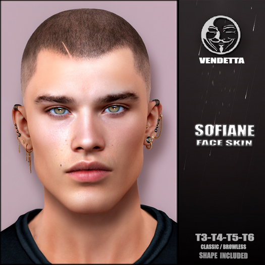 [VENDETTA ] - T5 SOFIANE FACE SKIN   -LELUTKA  EVO X