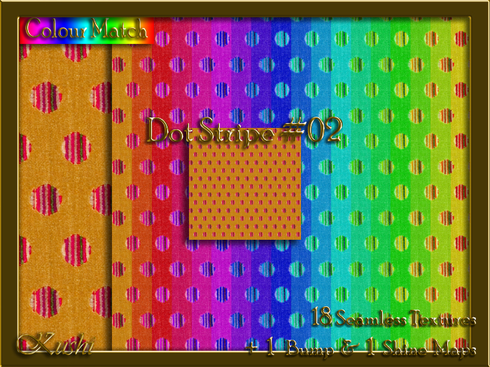 Dot Stripe #02 Texture Pack