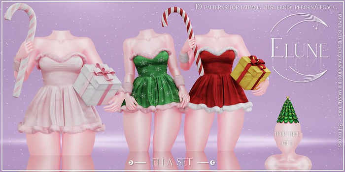 Elune. Ella Dress - pack 9