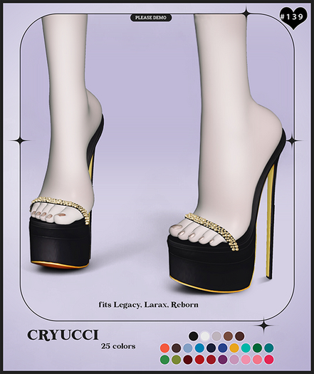 Cryucci #139 HEELS FATPACK