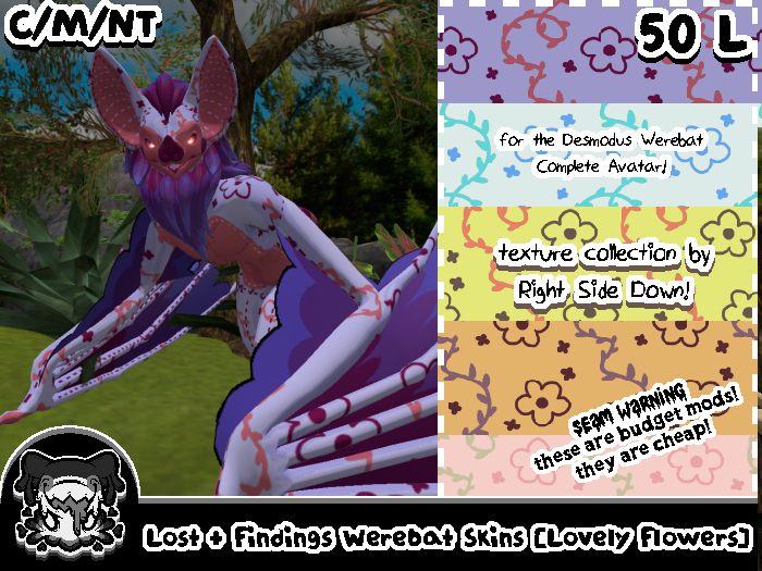 [SKIN_SYN vs RiSiDo] Werebat Skins [Lovely Flowers]