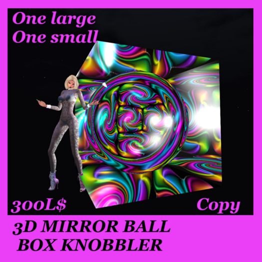 3D MIRROR BALL BOX KNOBBLER