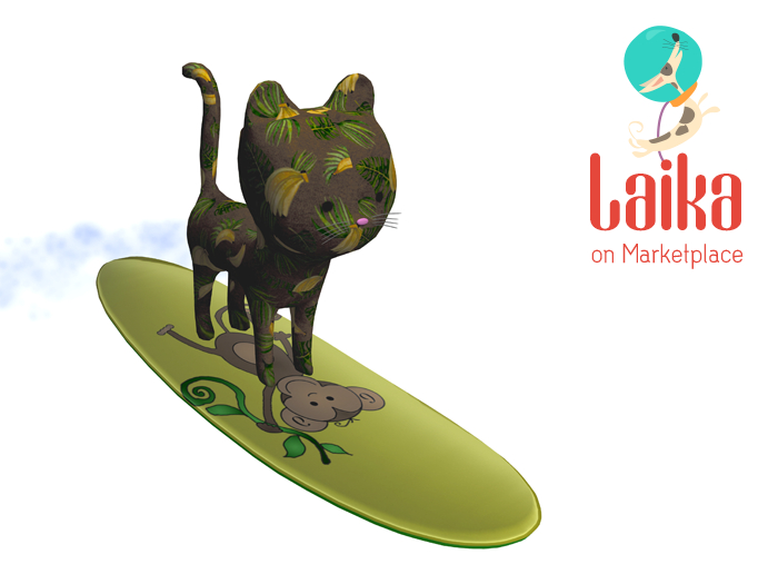 Kawaii Kat Surfer Box Gacha #9