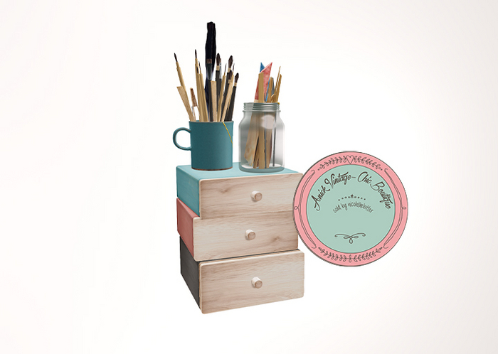 PLAAKA DesktopDrawerCabinet