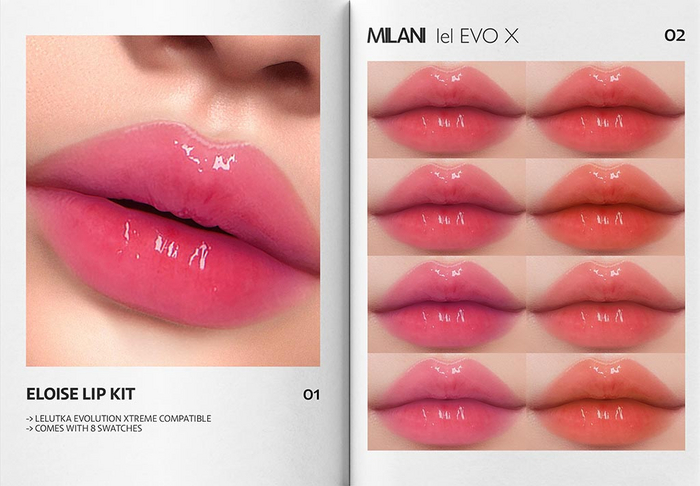 MILANI - "ELOISE" LIP KIT / DEMO
