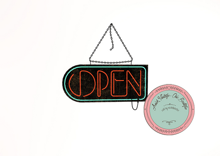 Apple Fall Vintage Neon