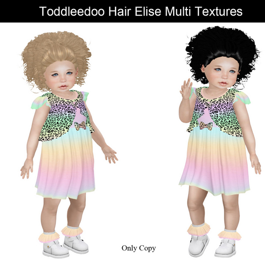 Toddleedoo Hair Elise Multi Textures Demo