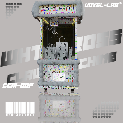 VoxelLab // White Cross Claw Machine