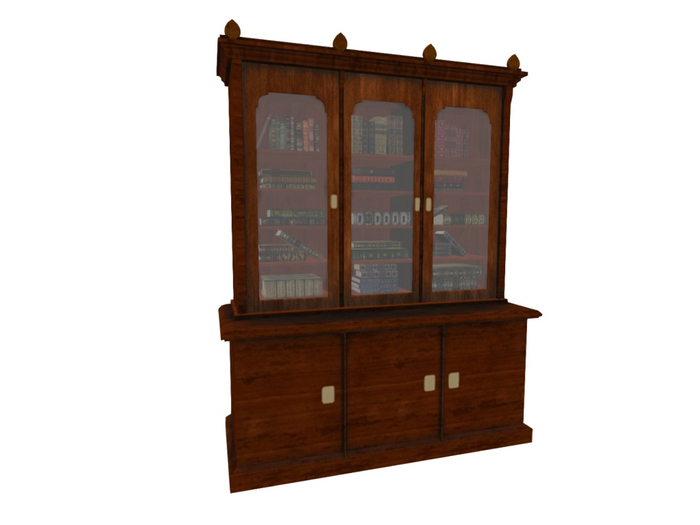 antique bookcase