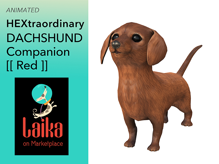 7. *HEXtraordinary* Dachshund Companion Red