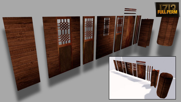 Mesh Walls - Full Perm 10 Set