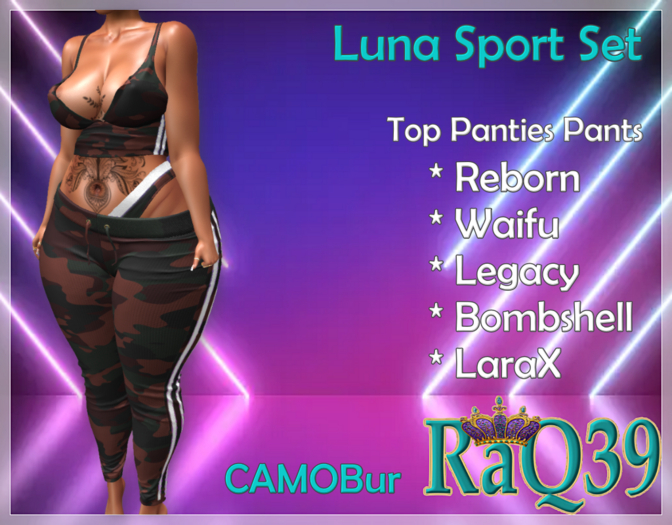 [R39] Luna Sport Set-CAMOBur