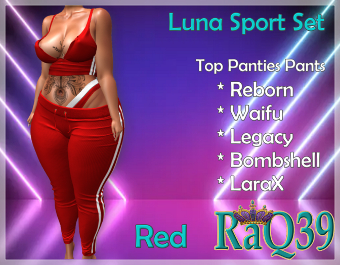 [R39] Luna Sport Set-Red