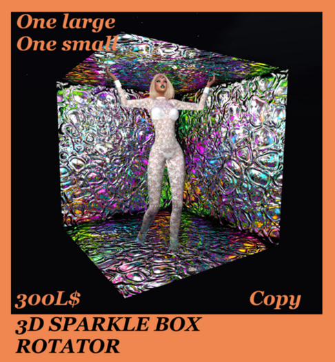 3D SPARKLE BOX ROTATOR