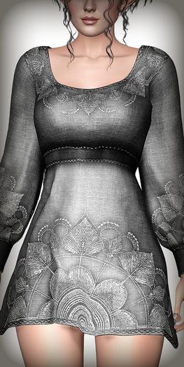 The Muses - Emilienne Dress - Silver