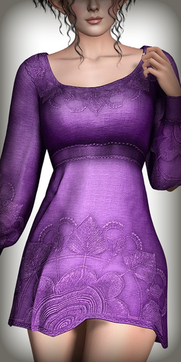 The Muses - Emilienne Dress - Violet