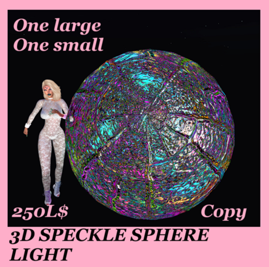 3D SPECKLE SPHERE LIGHT