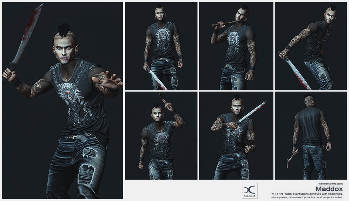 [..::CuCa::..] Maddox Pose Set