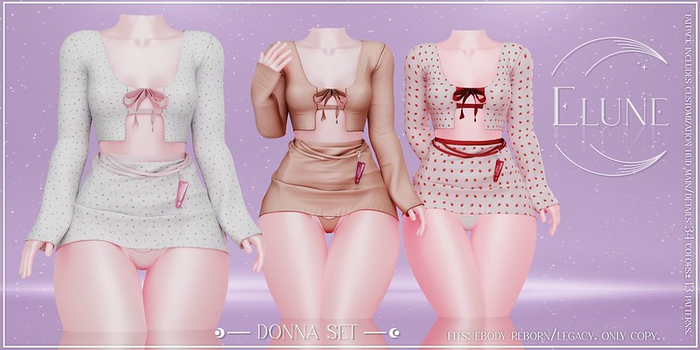 Elune. Donna Top - pack 8