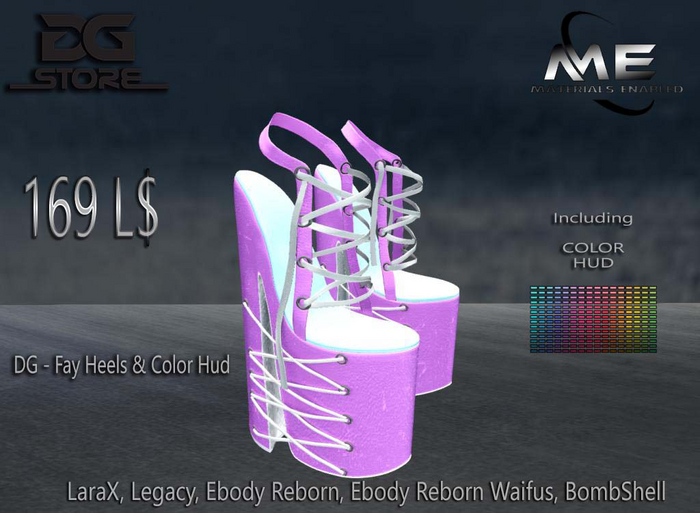 DG - Fay Heels & Color Hud - Unpacker
