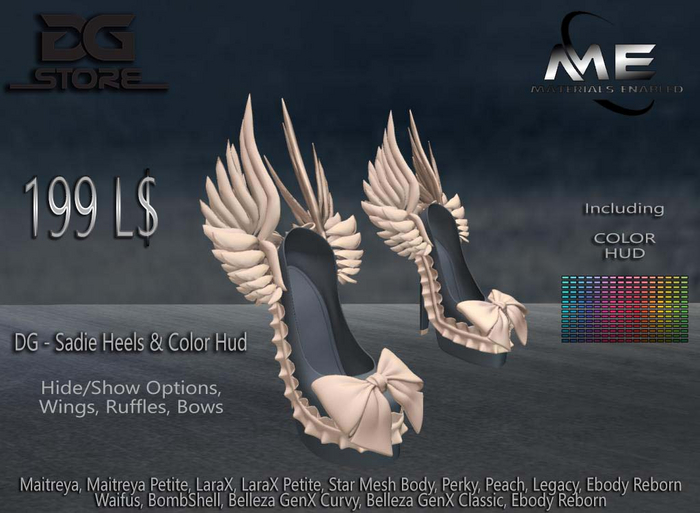 DG - Sadie Heels & Color Hud - Unpacker
