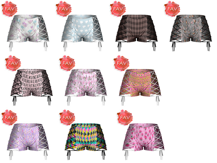 FATPACK Pattern Laced Short LaraX Reborn Legacy