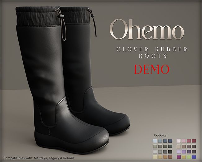 Ohemo - Clover rubberboots - DEMO (Add me)