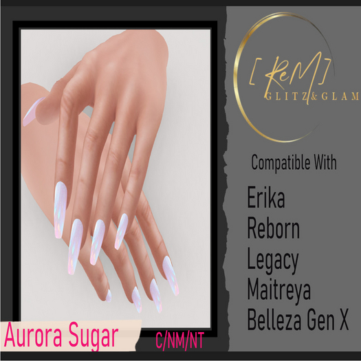 [ReM]  Aurora Sugar Nails