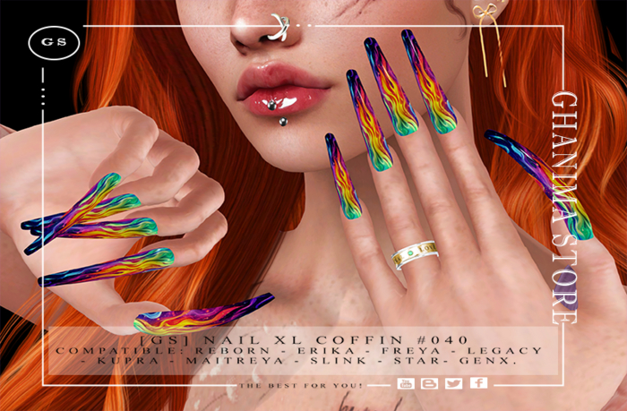 [GS] Nail  XL Coffin # 040