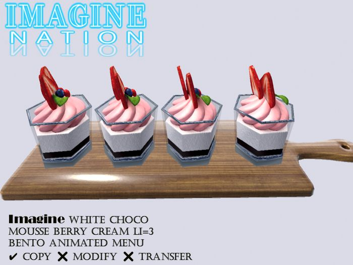 Imagine White Choco Mousse Berry Cream