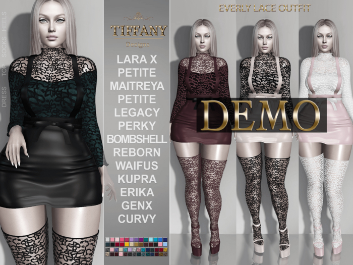 ::TD:: Everly Lace Outfit DEMO