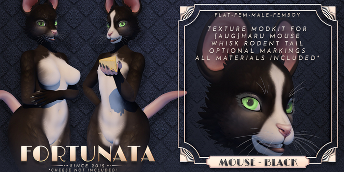 .::F::. Mouse - Black (add to unpack)