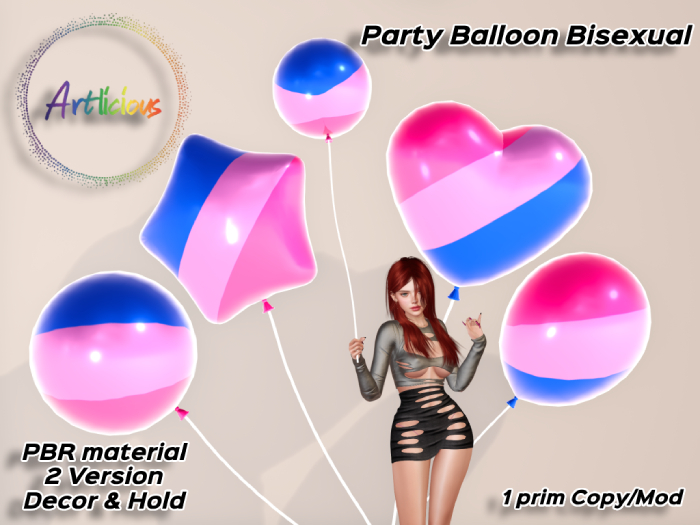 AL - Bisexual Party Balloon