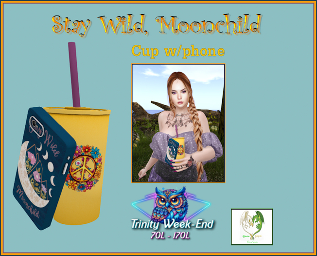 Stay Wild Moonchild Cup w/Phone - Add Me