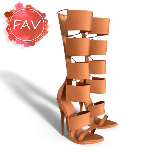Orange Sugar HEELS LARAX