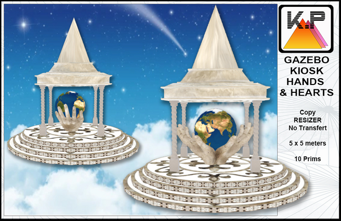 GAZEBO HANDS AND EARTH